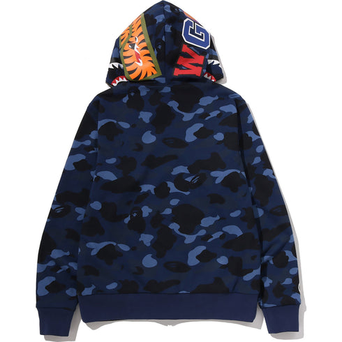 BAPE Color Camo Reversible Shark Zip-Up Hoodie Men's Apparel