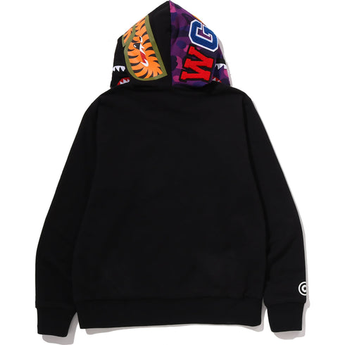 BAPE Color Camo Reversible Shark Zip-Up Hoodie Men's Apparel