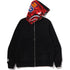 BAPE Color Camo Reversible Shark Zip-Up Hoodie Men's Apparel