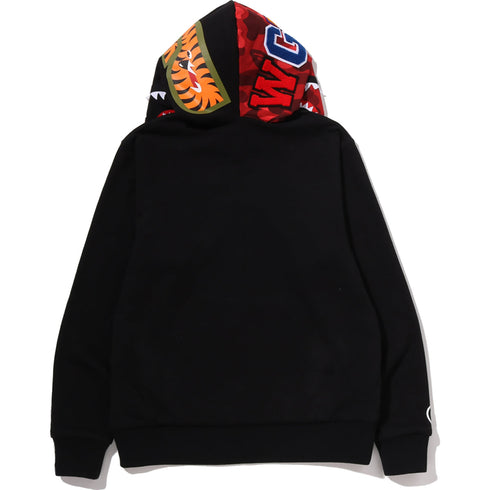 BAPE Color Camo Reversible Shark Zip-Up Hoodie Men's Apparel
