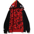 BAPE Color Camo Reversible Shark Zip-Up Hoodie Men's Apparel