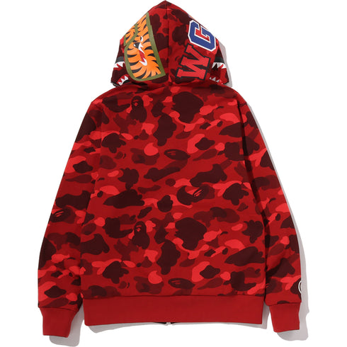 BAPE Color Camo Reversible Shark Zip-Up Hoodie Men's Apparel