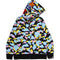 BAPE Multi Camo Shark Fullzip Hoodie Men's Apparel