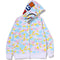 BAPE Multi Camo Shark Fullzip Hoodie Men's Apparel