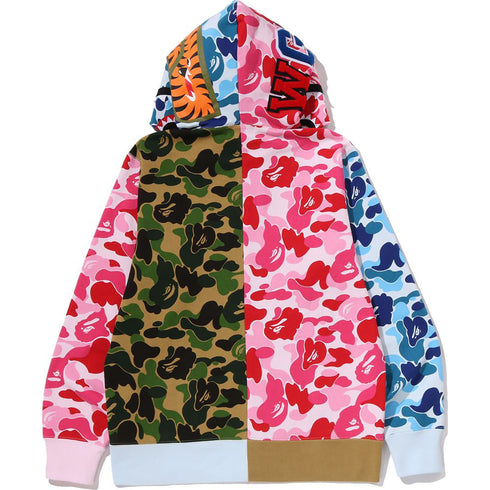 BAPE ABC Camo Crazy Shark Fullzip Hoodie Men's Apparel