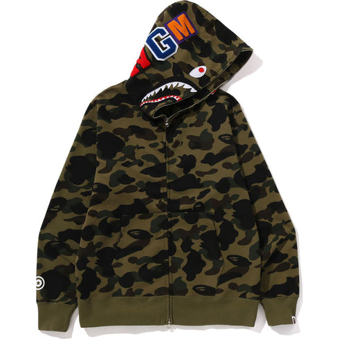 BAPE 1st Camo Shark Full Zip Hoodie Men's Apparel