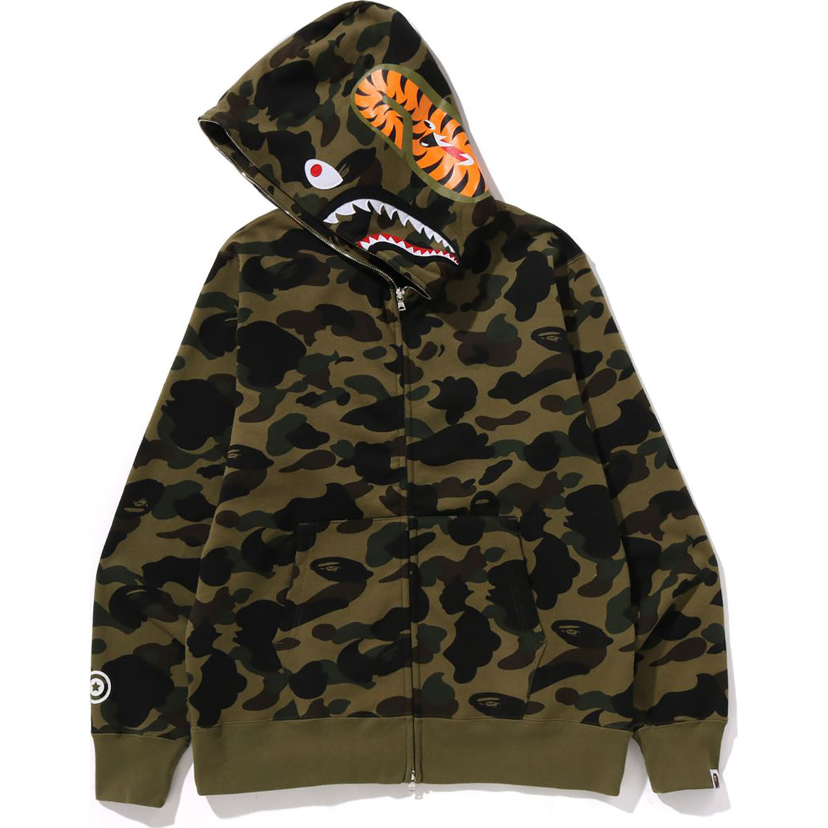BAPE 1st Camo Shark Full Zip Hoodie Men's Apparel – ASPHALT