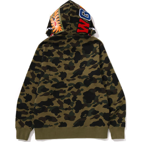 BAPE 1st Camo Shark Full Zip Hoodie Men's Apparel