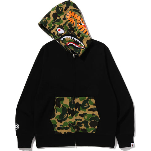BAPE ABC Camo Double Shark Full zip Hoodie Men's Apparel