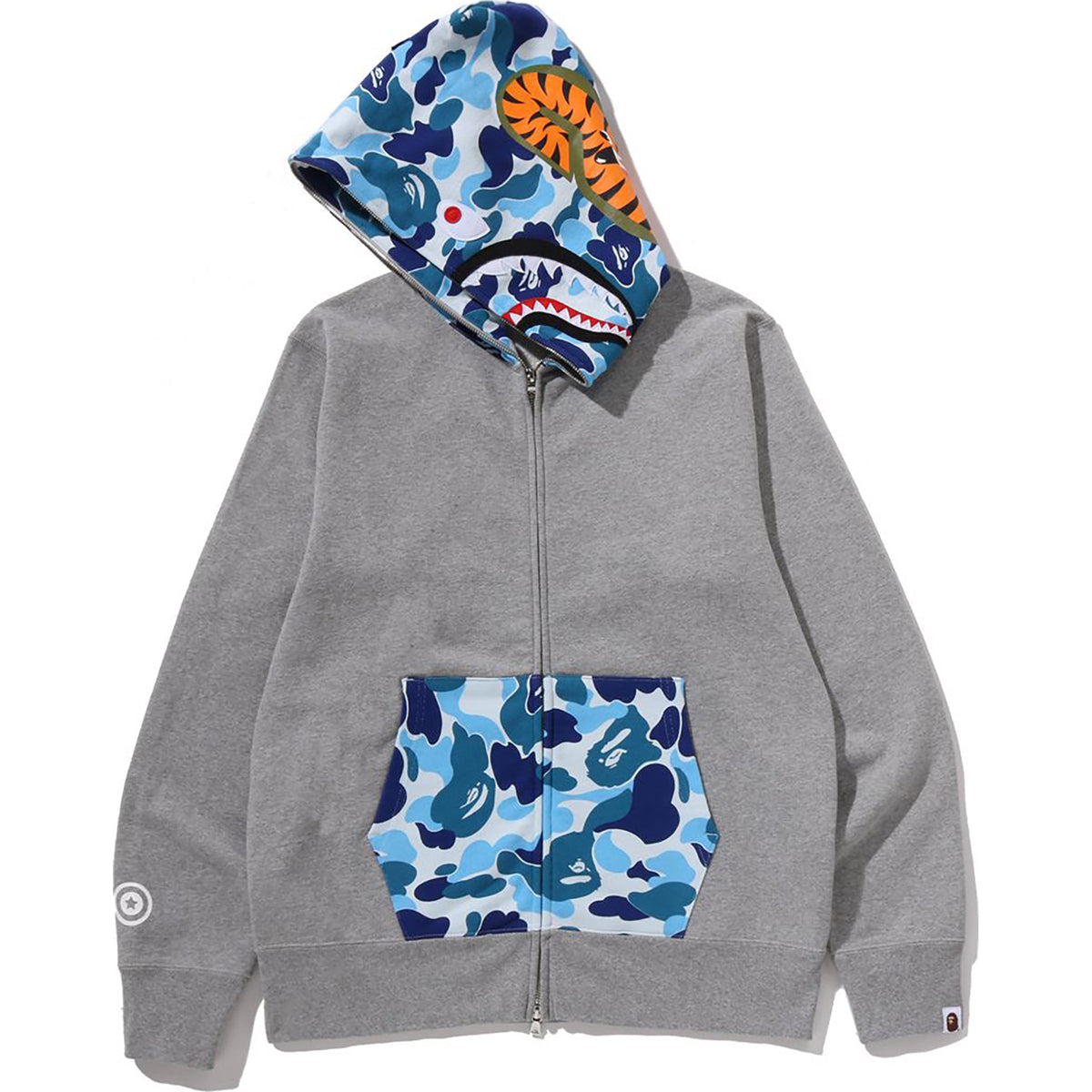 BAPE ABC Camo Double Shark Full zip Hoodie Men's Apparel – ASPHALT