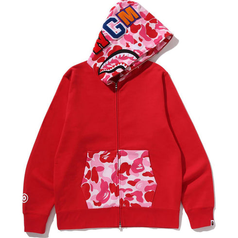 BAPE ABC Camo Double Shark Full zip Hoodie Men's Apparel