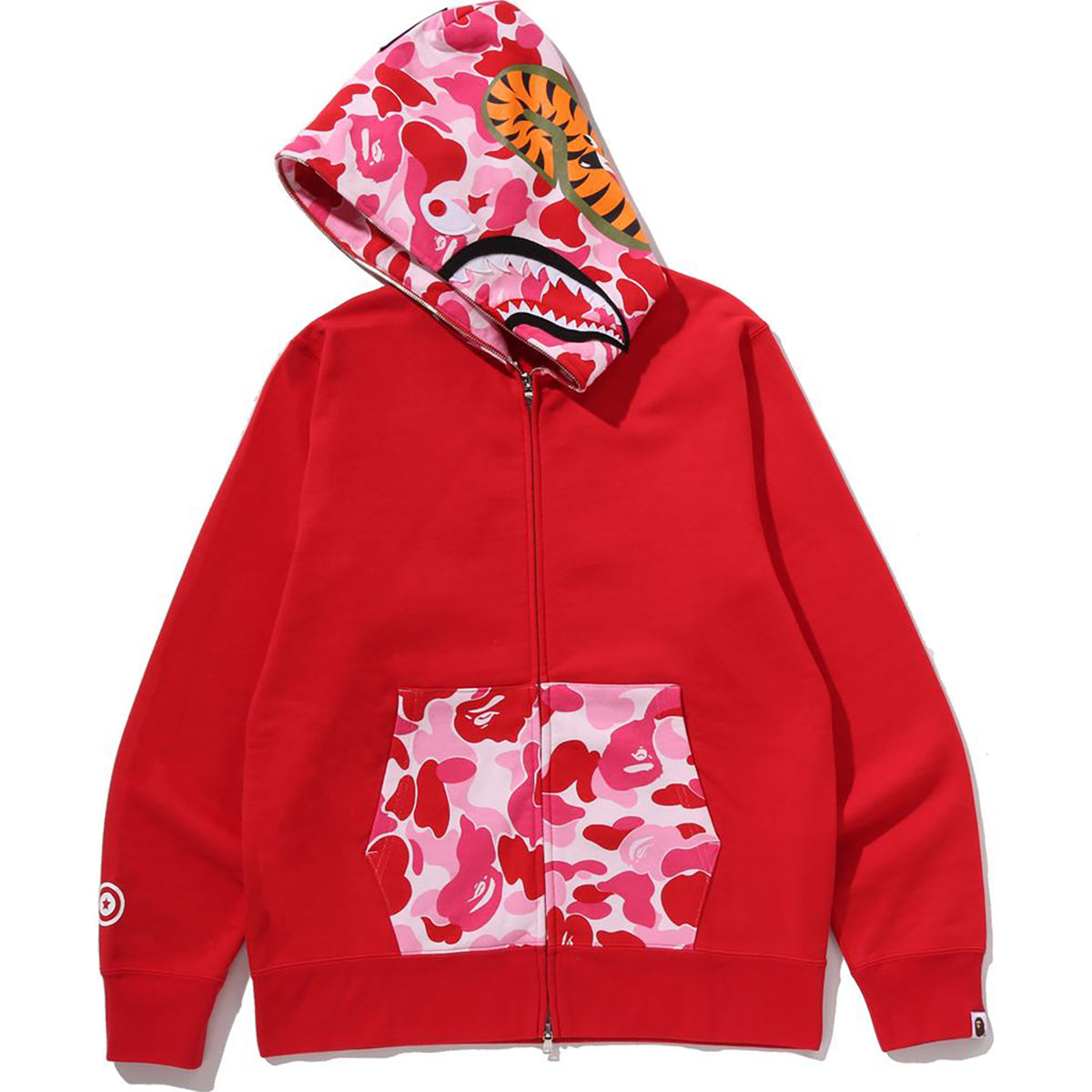 その他 abc BAPE ABC Camo Double Shark Full zip Hoodie Men's Apparel – ASPHALT