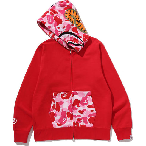 BAPE ABC Camo Double Shark Full zip Hoodie Men's Apparel