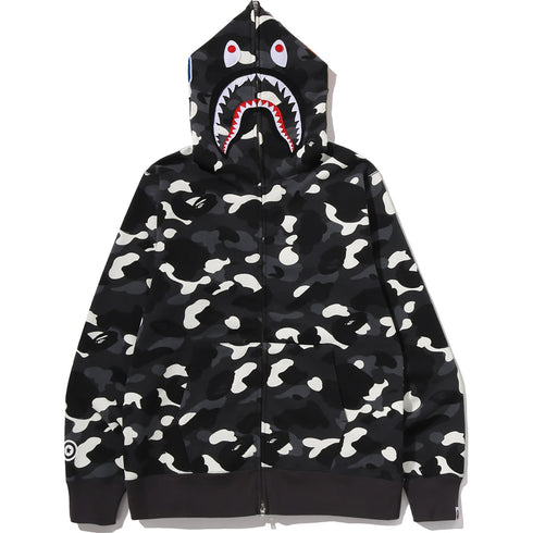 BAPE City Camo Shark Fullzip Hoodie Men's Apparel