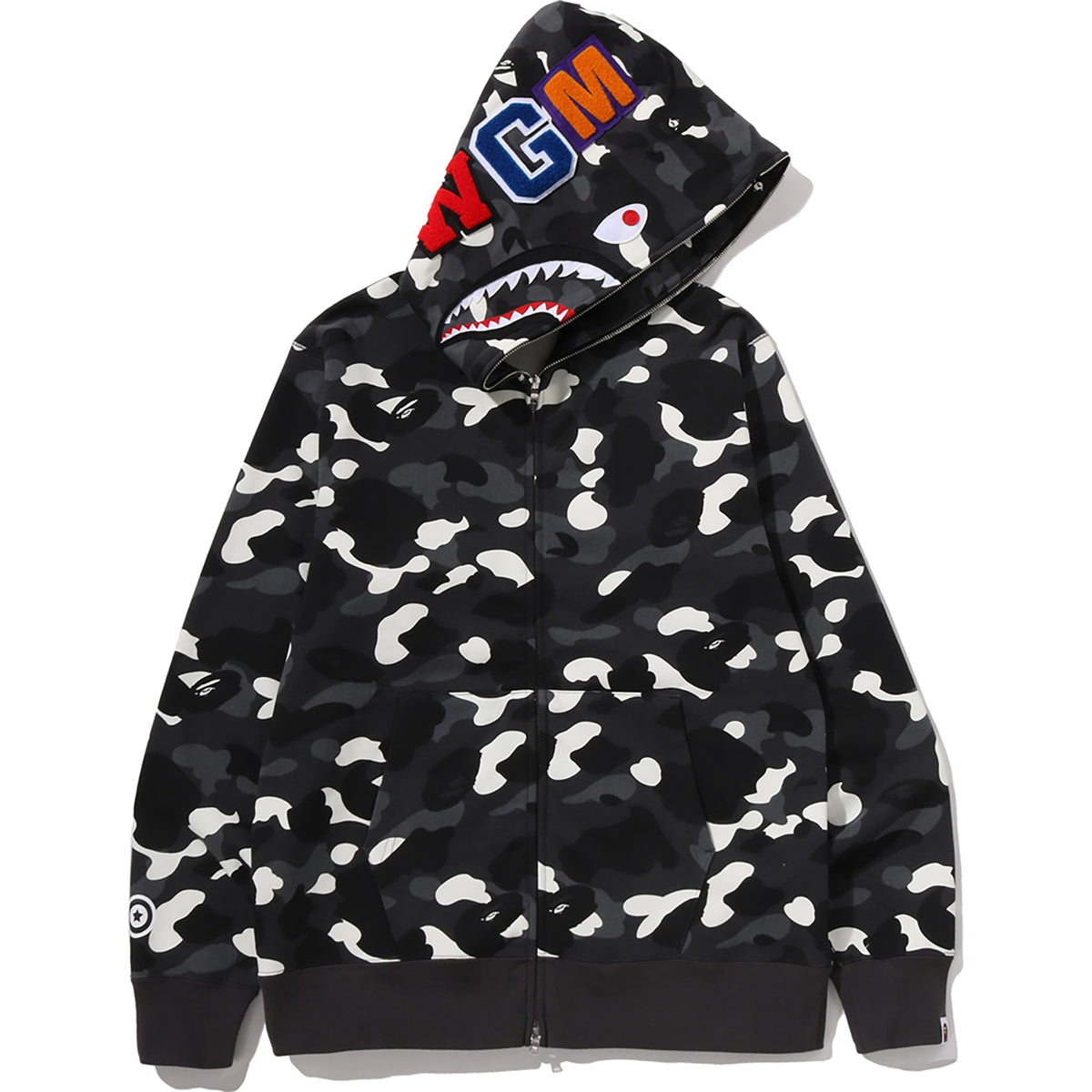 BAPE City Camo Shark Fullzip Hoodie Men's Apparel – ASPHALT