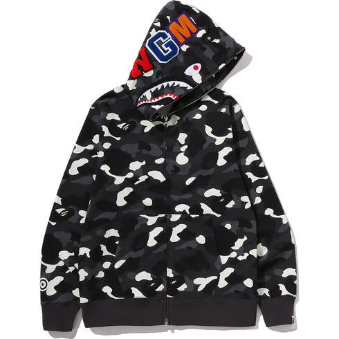BAPE City Camo Shark Fullzip Hoodie Men's Apparel