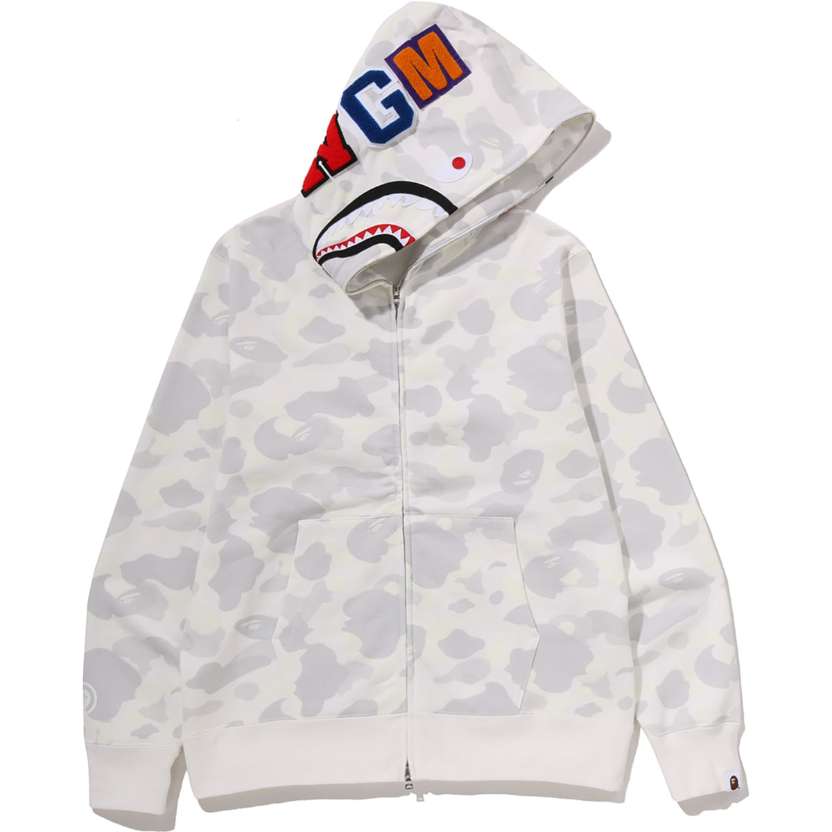 BAPE City Camo Shark Fullzip Hoodie Men's Apparel – ASPHALT