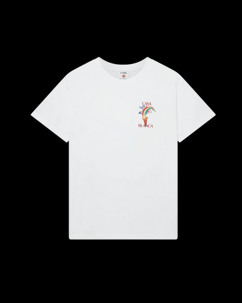 CASABLANCA Nature Teacher Printed Tee Womens Apparel