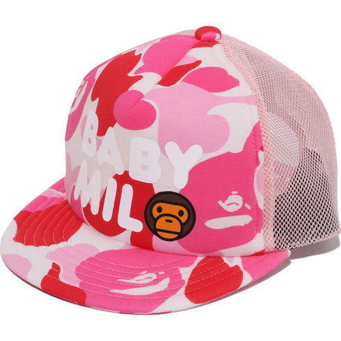 BAPE Abc Camo Baby Milo Mesh Cap Kids Accessories