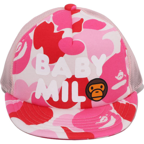 BAPE Abc Camo Baby Milo Mesh Cap Kids Accessories