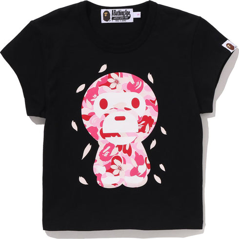 BAPE ABC Sakura Camo Milo Cropped Women's Apparel