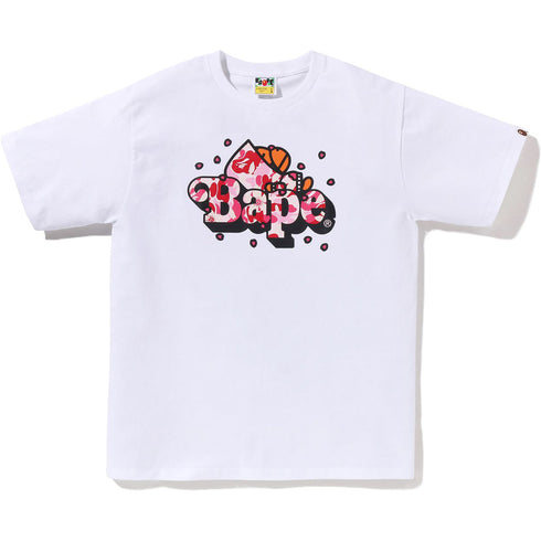 BAPE ABC Sakura Camo Milo On Bape Tee Kids Apparel