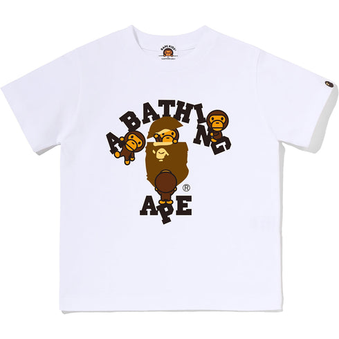 BAPE College Milo Tee Big Kids Apparel