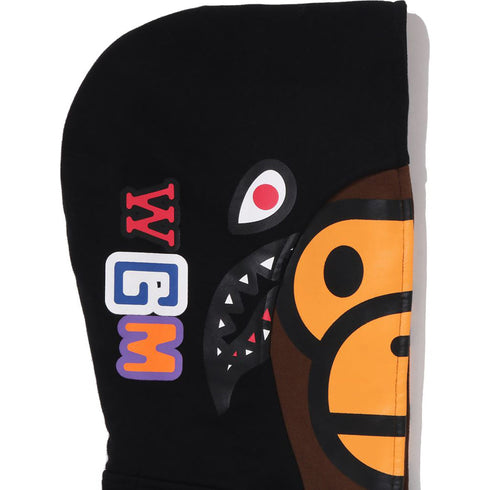 BAPE Milo Shark Zip Hoodie Kids Apparel