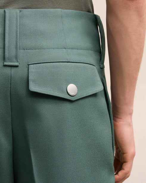 AMI PARIS Pants Militaire Stright Fit Unisex Apparel