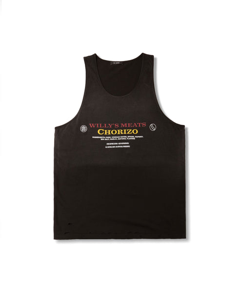 WILLY CHAVARRIA Chorizo Destroyed Tank Top Mens Apparel