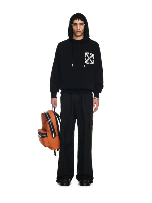 Off-White Black Vanish Arrow Over Hoodie Men’s Apparel