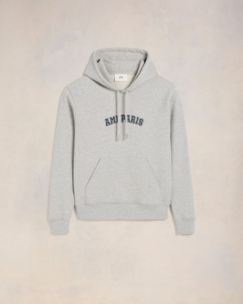 AMI PARIS hoodie in loopback organic cotton fleece Unisex Apparel