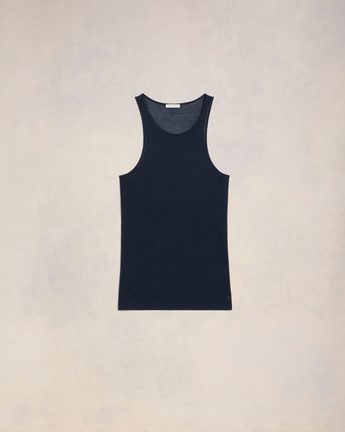 AMI PARIS Fitted Tank Top Mens Apparel
