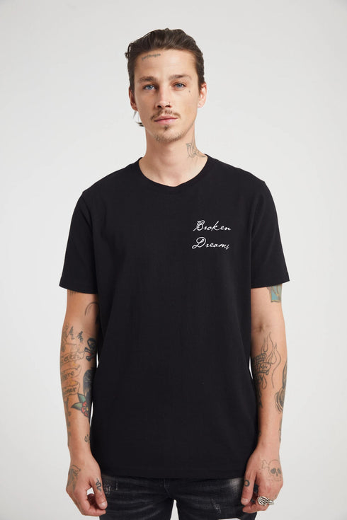 RTA Liam Black Collegiate Broken Dreams Mens Apparel