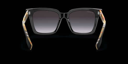 BURBERRY 0be4335 53 Maple Black W/ Grey Accessories