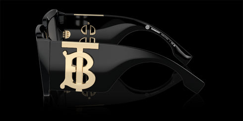 BURBERRY 0be4406u 55 Black W/dark Grey Accessories