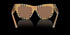 BURBERRY Obe4449 53 Check Sand W/ Dark Accessories