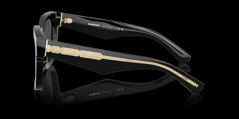 BURBERRY 54 Black W/ Dark Grey Accessories