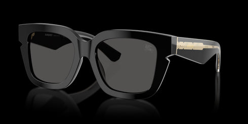 BURBERRY 54 Black W/ Dark Grey Accessories