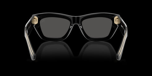 BURBERRY 0be4454 52 Black W/grey Accessories