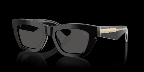 BURBERRY 0be4454 52 Black W/grey Accessories