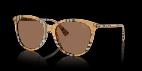 BURBERRY 0be4455 55 Check Sand W/d.brown Accessories