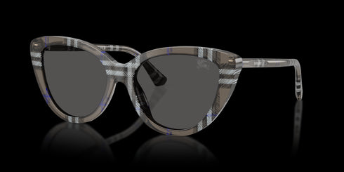 BURBERRY 0be4457 55 Check Lichen Accessories