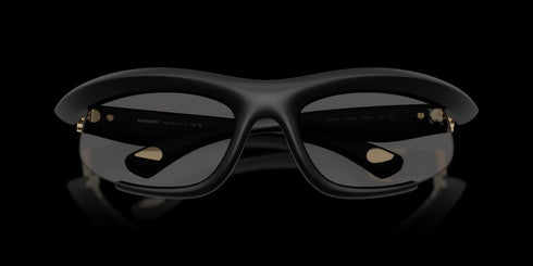 BURBERRY 0be4462 64 Rubber Black W/grey Accessories