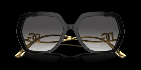 DOLCE & GABBANA 0dg4468b 58 Black W/ Grey Accessories