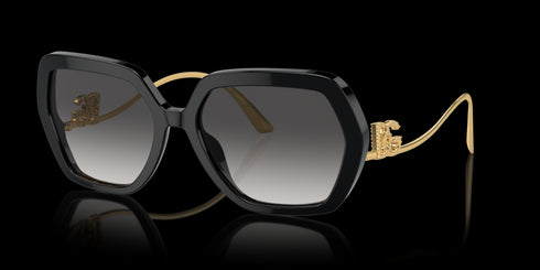 DOLCE & GABBANA 0dg4468b 58 Black W/ Grey Accessories