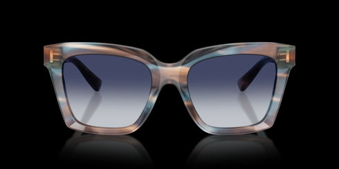 DOLCE & GABBANA 0dg4498 55 Striped Blue W/grey Accessories