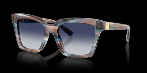 DOLCE & GABBANA 0dg4498 55 Striped Blue W/grey Accessories