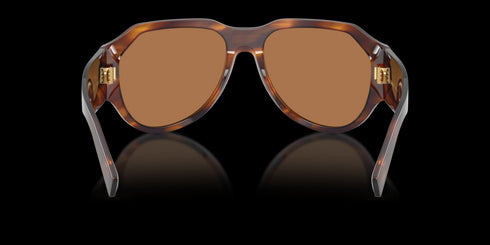 DOLCE & GABBANA 0DG4504 58 Striped Brown W/brown Accessories