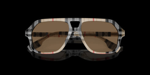 BURBERRY 0jb4340 50 Vintage Check /d Brown Kids Accessories